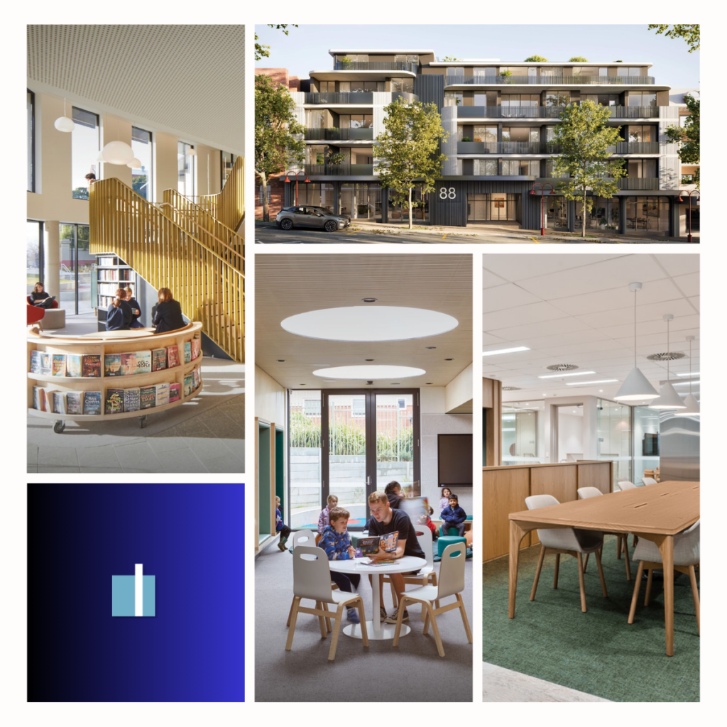 A collage of images showing recent SWP Projects