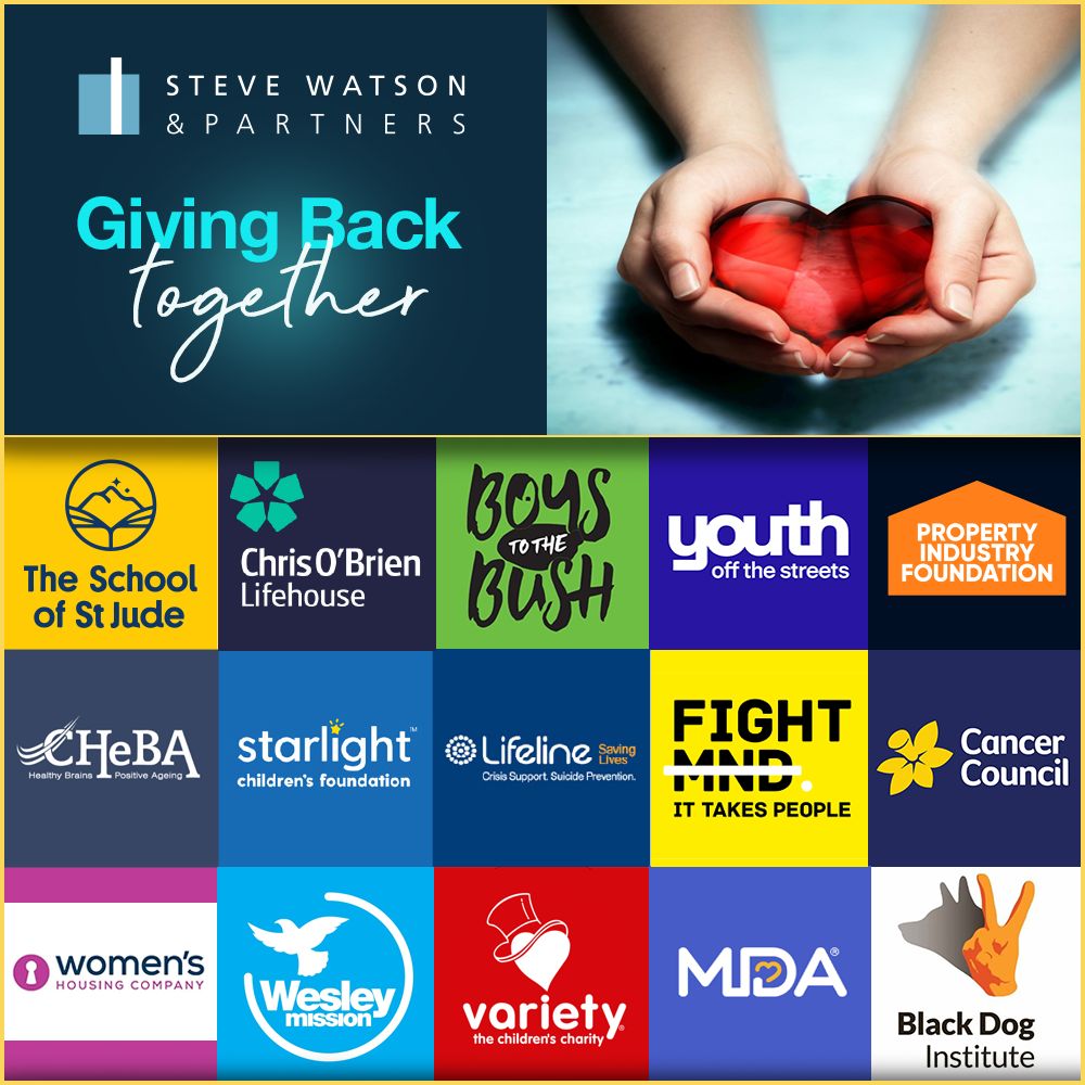 Image of the charity logos that SWP has contributed to this financial year